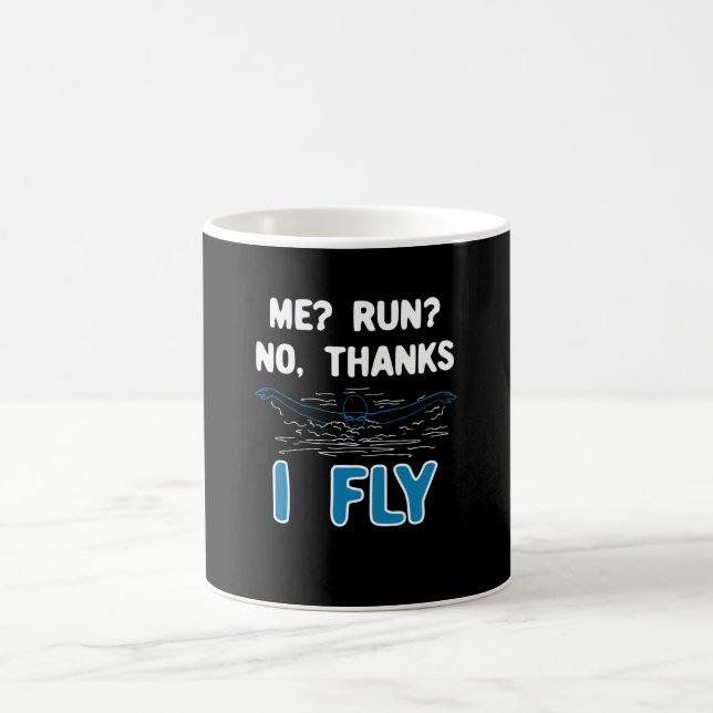 Simning - Jag Flyger Kaffemugg (Center)