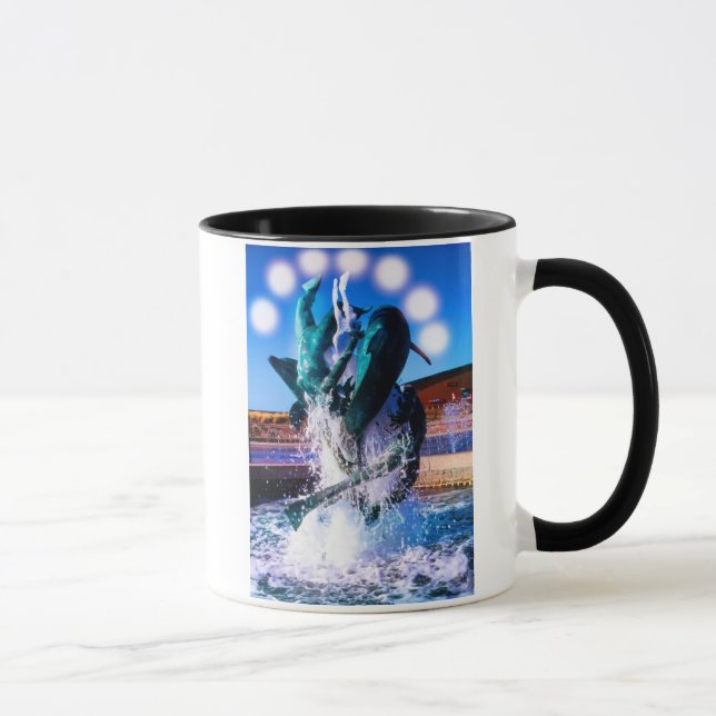 Simning med delfiner mugg (Höger)