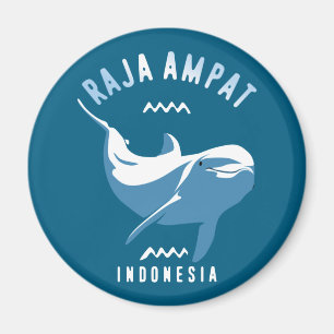 Simning med delfiner vid Raja Ampat Magnet