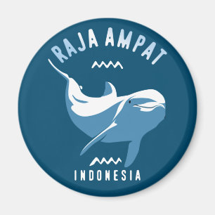 Simning med delfiner vid Raja Ampat Magnet