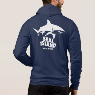 Simning med stora vita hajar - Seal Island T Shirt