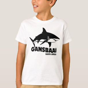 Simning med Underbara vita hajar - Gansbaai dyving T Shirt