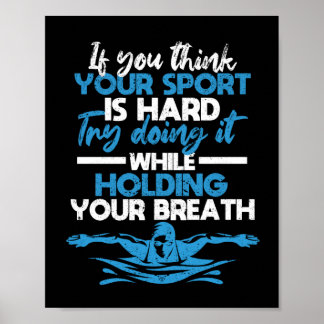 Simning simmer kul simsport träning poster