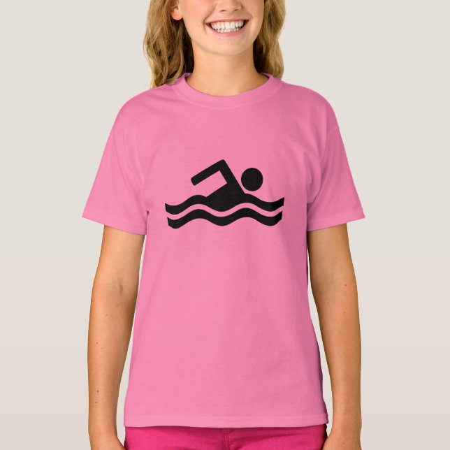 Simning T Shirt (Framsida)
