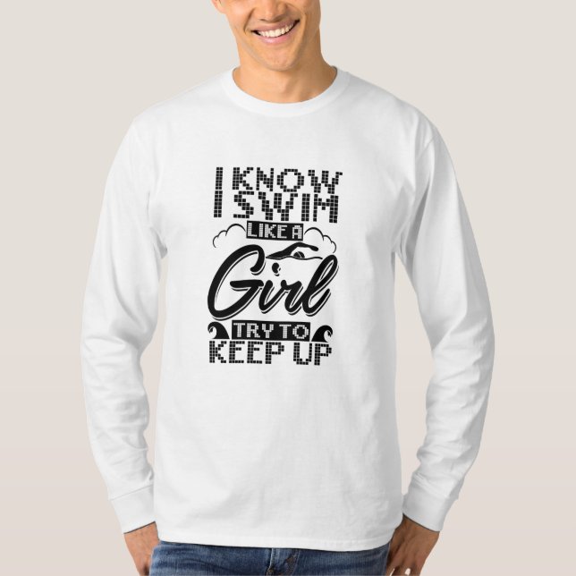 Simning T Shirt (Framsida)
