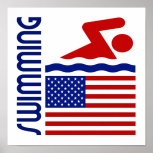 Simning United States Poster