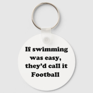 Simningfotboll Nyckelring