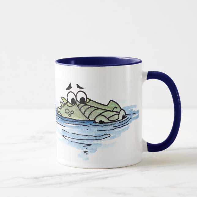 Simningkrokodilmugg Mugg (Höger)