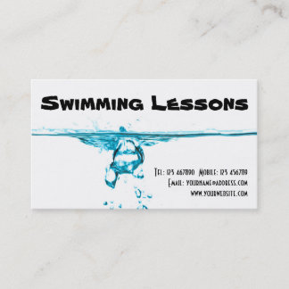 Simningkurser Visitkort
