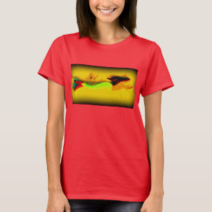 simningsjöjungfrut-skjorta tee shirt