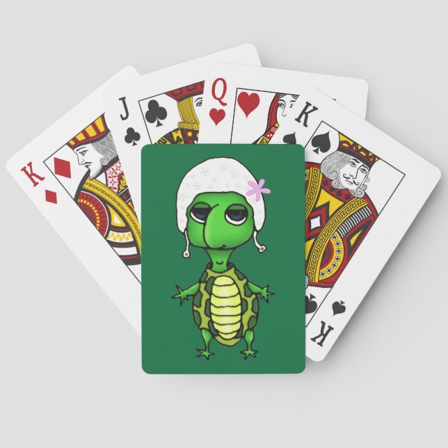 Simningsköldpadda Casinokort (Baksidan)