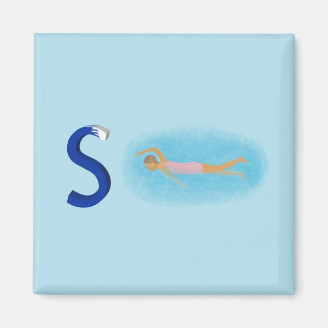 Simningsmagnet Magnet (Framsidan)