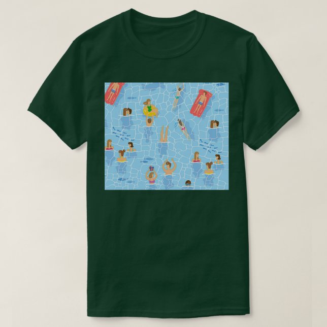 Simningstid T Shirt (Design framsida)