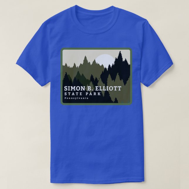 Simon B Elliott State Park Pennsylvania Forest Sol T Shirt (Design framsida)