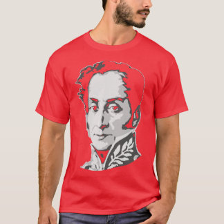 Simon Bolivar Black and White T Shirt