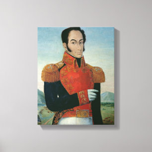 Simon Bolivar Canvastryck