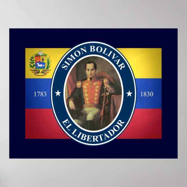 Simon Bolivar Poster (Framsidan)