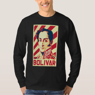 Simon Bolivar Venezuela Retro Propagandabilder T Shirt