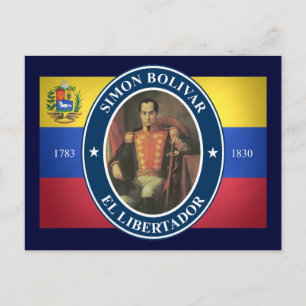 Simon Bolivar Vykort