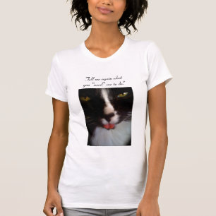 Simon dåligainställningkatten t shirt