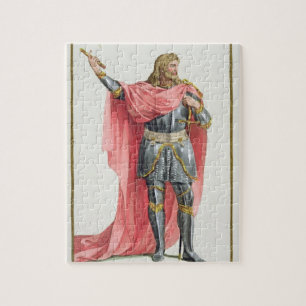 Simon de Montfort (c.1165-1218) från 'Receuil des Pussel