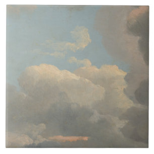 Simon Denis - Cloud Study (Tidigt Evening) Kakelplatta