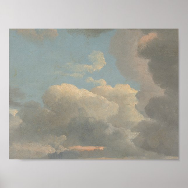 Simon Denis - Cloud Study (Tidigt Evening) Poster (Framsidan)