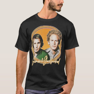 Simon Garfunkel Retro Stil Fläkt Design 1 T Shirt