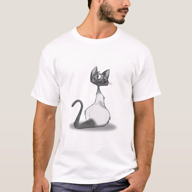 Simon kattunge - skissa t-shirt (Framsida)