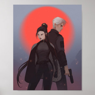 Simon & Michiko Poster - från Mona Finden