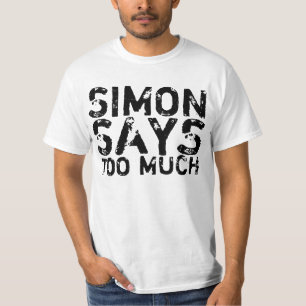 Simon något att säga för mycket rolig tröja