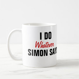 Simon något att säga kaffemugg