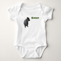 Simon Namn Och Aussie Quokka, Baby Bodysuit