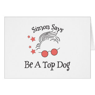Simon säger sig vara en toppskikt Hund Hälsningskort