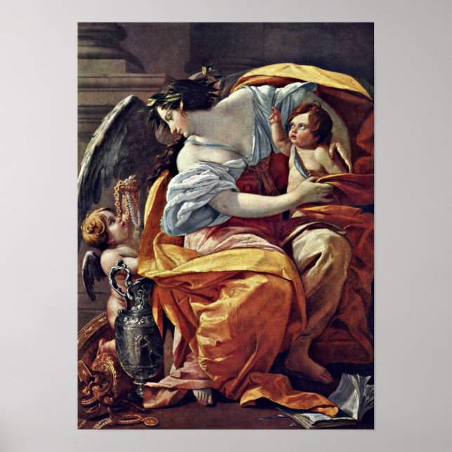 Simon Vouet - Allegory of Wealth Poster (Framsidan)