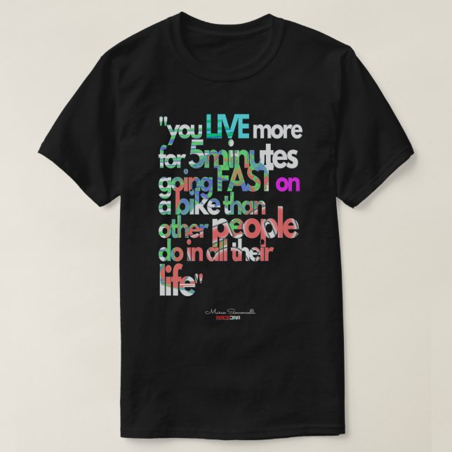 SIMONCELLI-citat Mrk2 T Shirt (Design framsida)