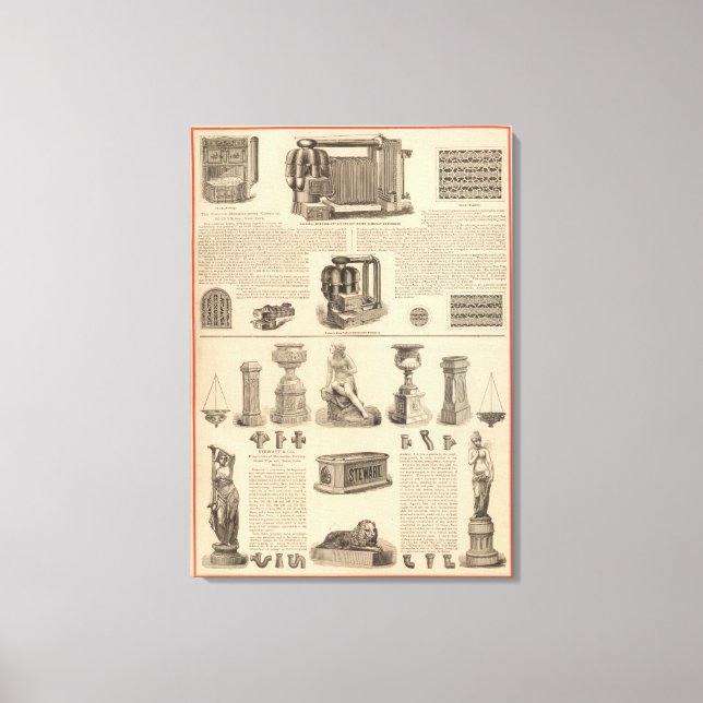 Simonds Manufacturing Company Stewart Canvastryck (Framsida)