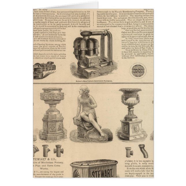 Simonds Manufacturing Company Stewart Hälsningskort (Framsidan)