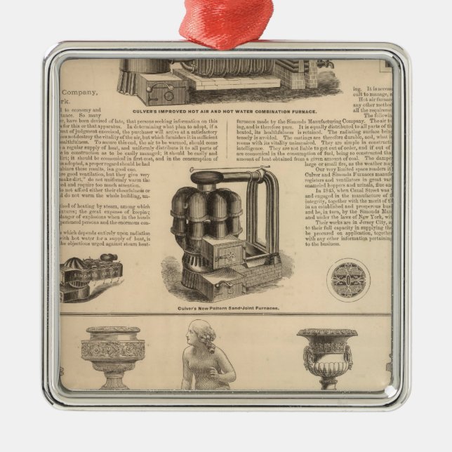 Simonds Manufacturing Company Stewart Julgransprydnad Metall (Framsidan)