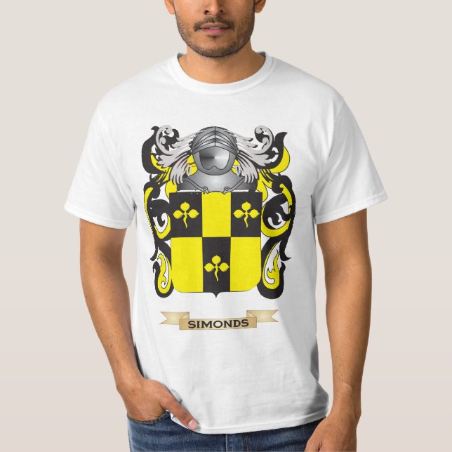 Simonds vapensköld (familjvapenskölden) t shirt (Framsida)