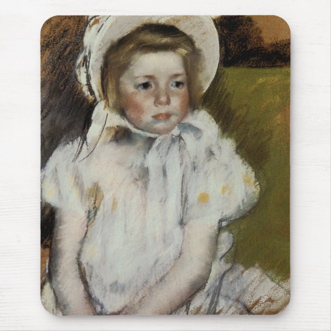 Simone i en vit Bonnet Musmatta (Framsidan)