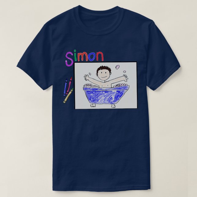 Simons Drawring T Shirt (Design framsida)