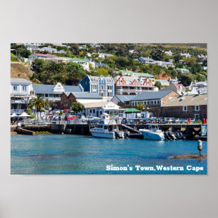Simon's Town ,Western Cape ,South Afrika Poster