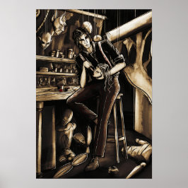 Simon's Workshop Print Poster