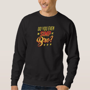 Simp Bro Meme Nation Funny Millennium Incel Lång Ärmad Tröja