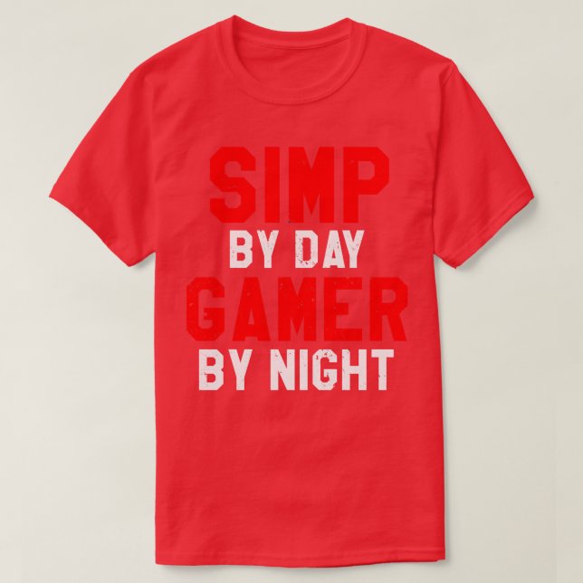 Simp Gamer T Shirt (Design framsida)