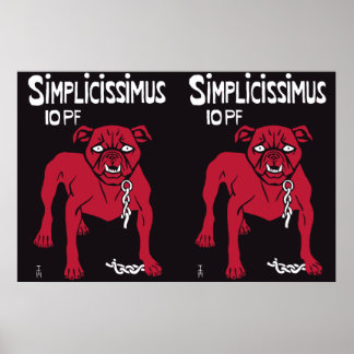 Simpissimus Thomas Theodor Heine Poster