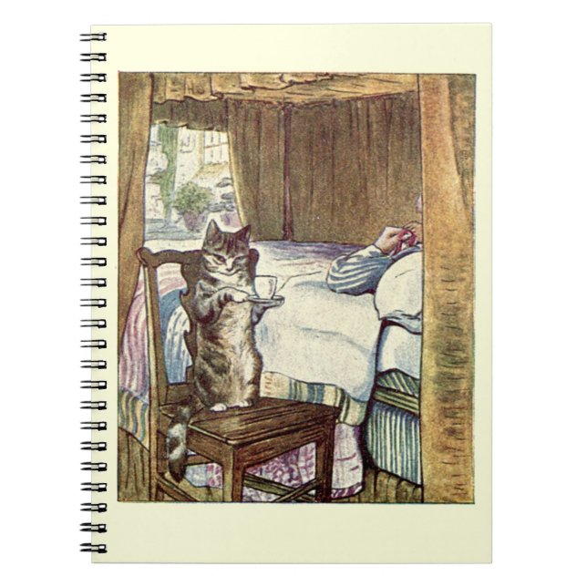 Simpkin kattserveteaen - Beatrix potter Anteckningsbok (Framsidan)