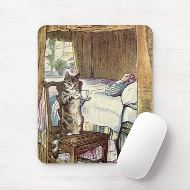 Simpkin the Cat Serves Tea - Beatrix Potter Musmatta (Med mus)