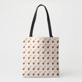Simple Abstract Tote Bag Tygkasse